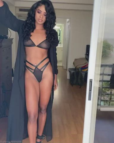 Ebony Petite Sheer Clothes gif