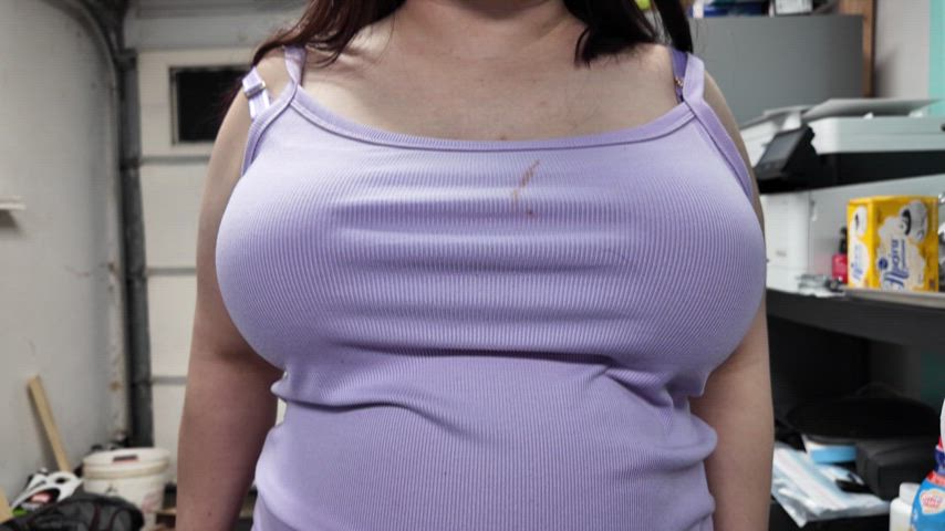 amateur big tits bouncing tits homemade natural tits onlyfans thick wife gif