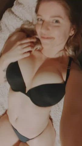 bra busty cute hotwife milf thong gif