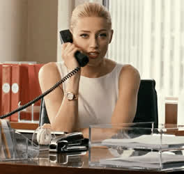 Amber Heard Celebrity Office gif