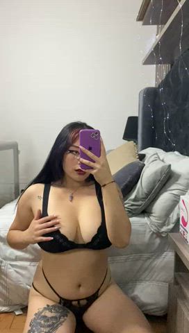 asian big ass big tits goth teen gif