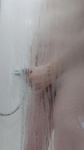 masturbating mature shower gif