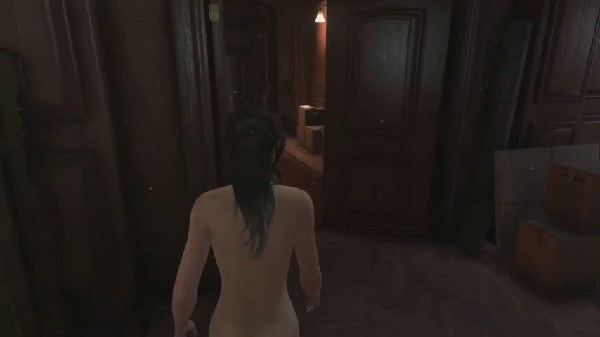 animation ass big tits booty edit lara croft nude rule34 tits gif