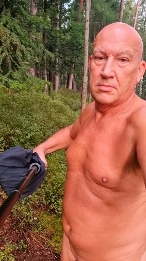 amateur hiking nudist outdoor shaved gif