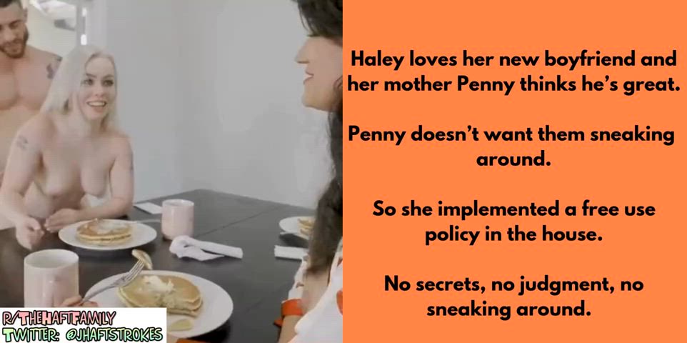 Penny allows Free Use in the house now that daughter Haley has a boyfriend