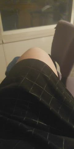 legs masturbating skirt gif