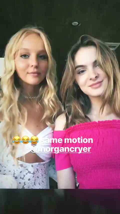 Morgan Cryer and Brighton Sharbino