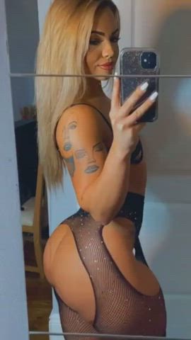 Blonde Fitness Lingerie OnlyFans Pawg Solo Tanned gif
