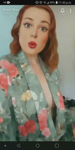 Cartoon Natural Tits Redhead gif