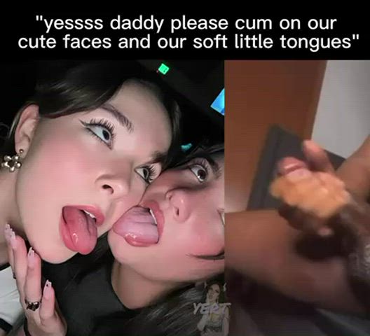 ahegao bbc babecock caption celebrity cumshot moaning teen tongue fetish gif