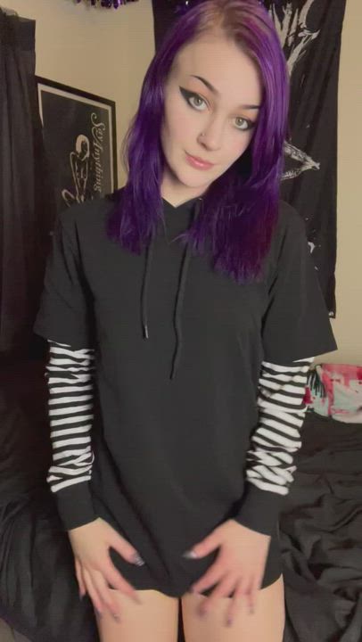 Alt Emo Extra Small Goth Small Nipples Small Tits gif