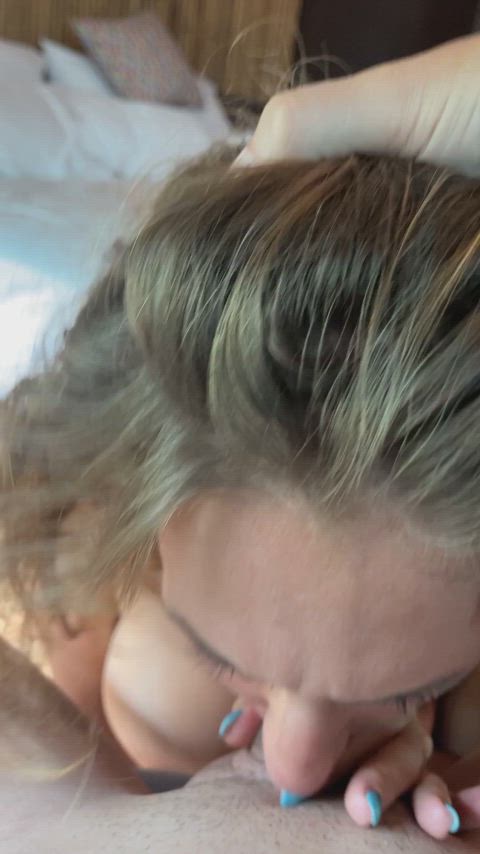 Blowjob Blonde Deepthroat Public Sexwifekriss Porn GIF by mrskissvhs