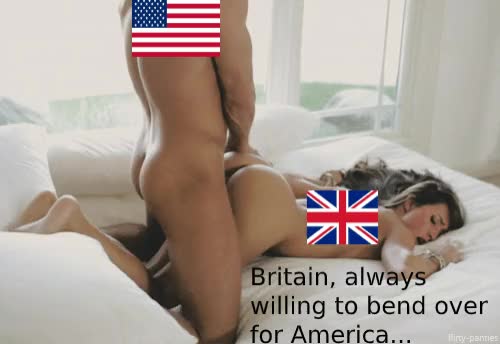 Always willing to bend over...