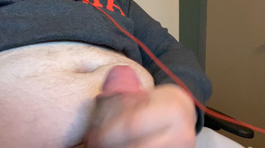 chubby cock cum cumshot homemade masturbating gif