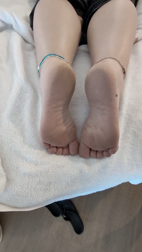 Cum on soft soles