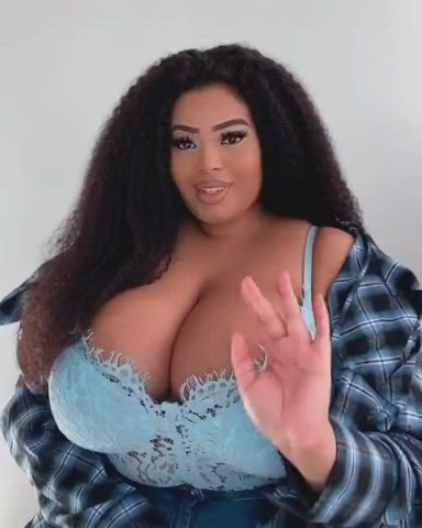 bra busty huge tits gif