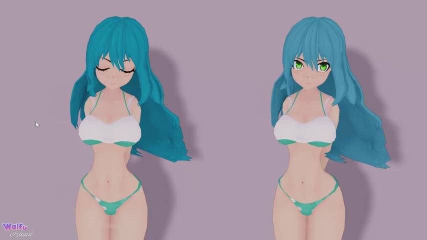 3d anime bouncing tits busty gif
