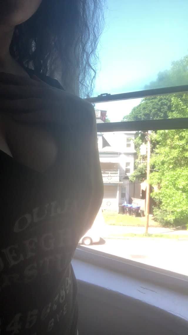 [f]lashing the neighborhood on a beautiful day