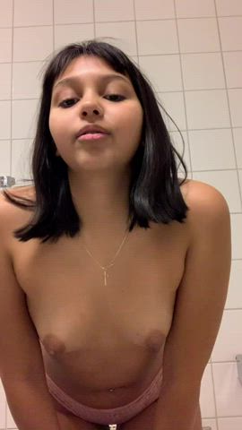 NSFW Natural Tits Nude gif