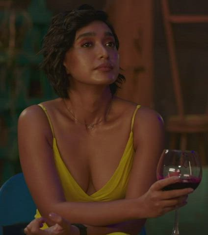 celebrity cleavage indian gif