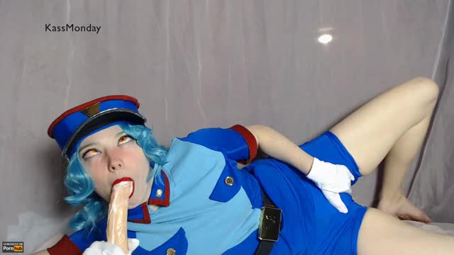 Officer Jenny Takes A Big Cum Load ;P