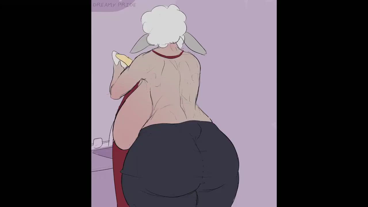 Thicc Sheep Milf Punished By Big Bad Wolf! (DreamyPride)