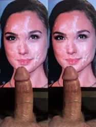 🚨Gal Gadot cum fake double facial🚨