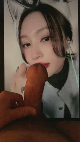 korean lips masturbating tribute gif