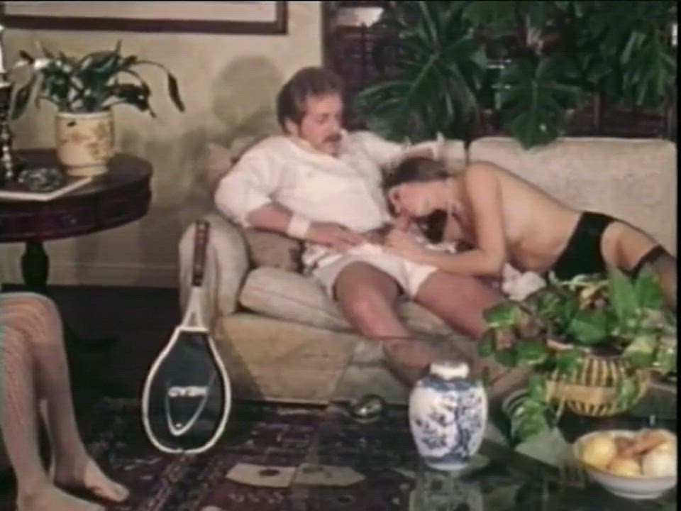 Natural Tits Threesome Vintage gif