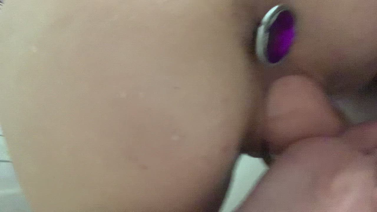 Ass Asshole Butt Plug Dildo OnlyFans Riding gif