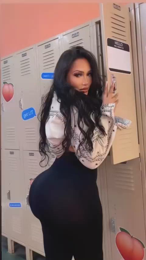 ass babe big ass booty brunette latina thick gif