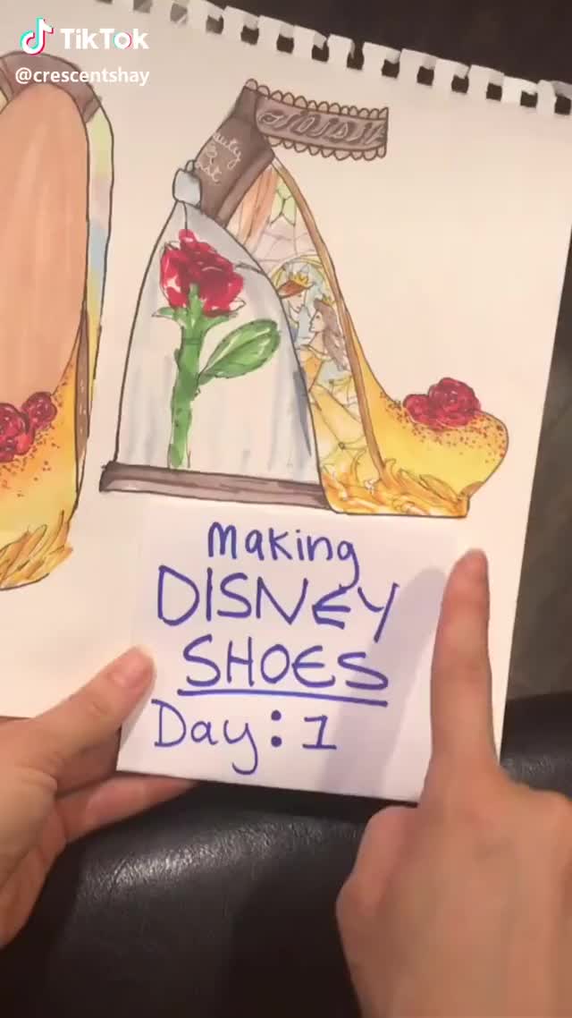 new mini project! Making disney heels, just for fun :) #cosplay #disney #disneycosplay