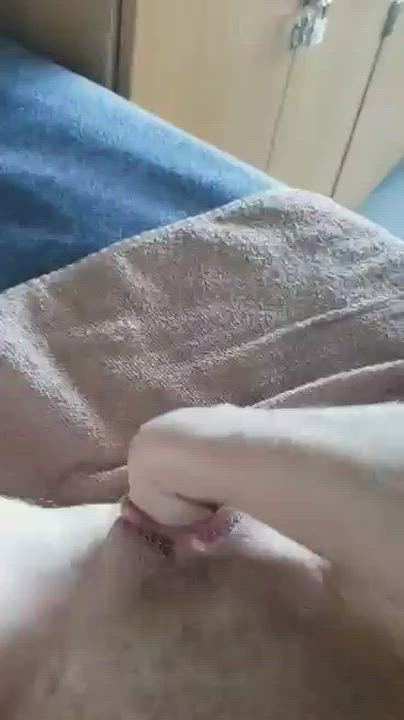 Amateur Fisting Solo Wife gif