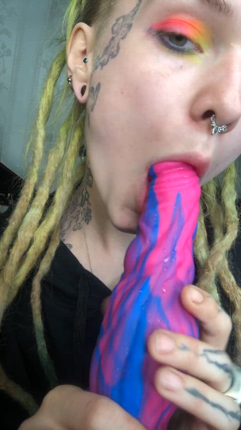 I think my forked tongue fits well to my monster toy ~ Also please LMK if I chose