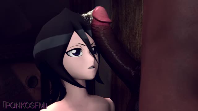 Large Render Rukia Face Frotting Chocolate
