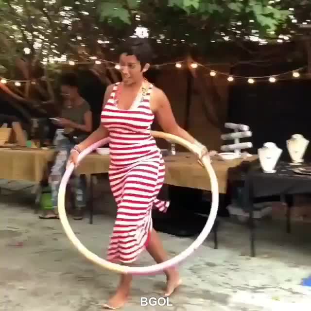 sexy milf hula hoop