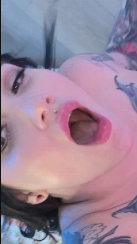 bisexual girlfiriend girls huge tits lesbian orgasm the inked girl next door gif