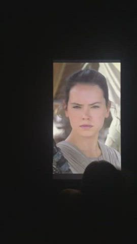 celebrity cumshot daisy ridley gif