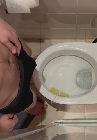 Urgent toilet piss [m]