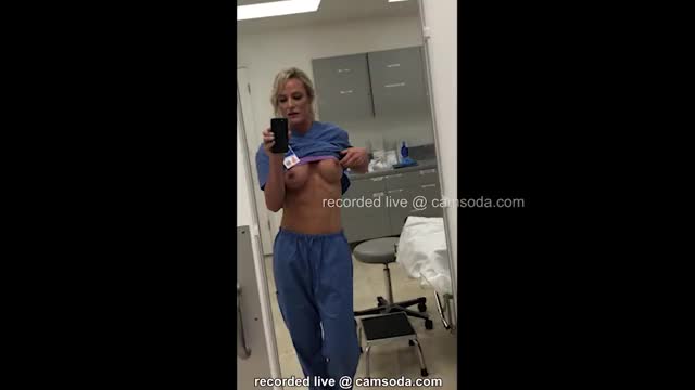 milf nurse gets fired for showing pussy (nurse420 on camsoda)