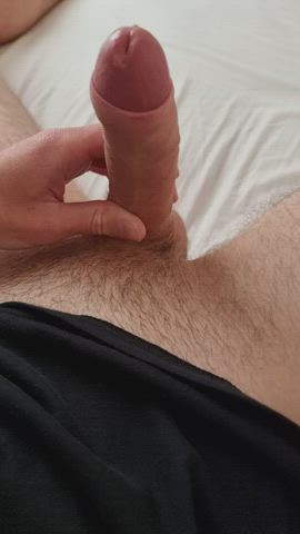 Cock Foreskin Precum gif