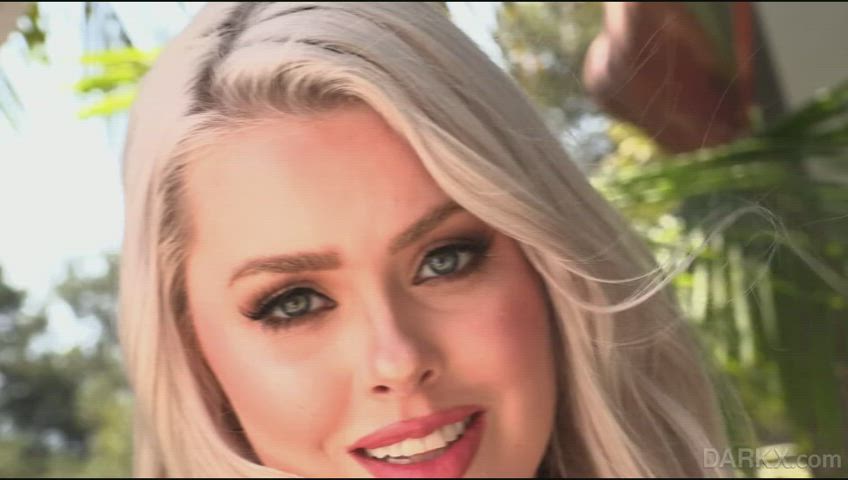 BBC Big Dick Blonde Blue Eyes Facesitting Haley Spades Interracial Pornstar gif