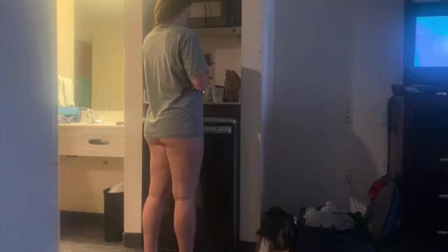 Wife getting ready to take a big Black cock