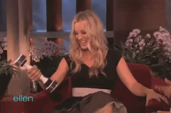 blonde celebrity kaley cuoco gif