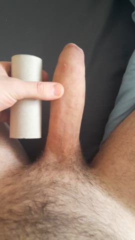 Making the TP roll disappear with my wide cock (20)