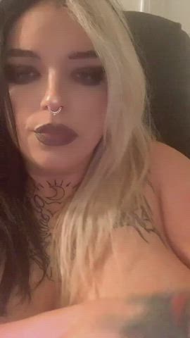 Big Tits Boobs Goth gif