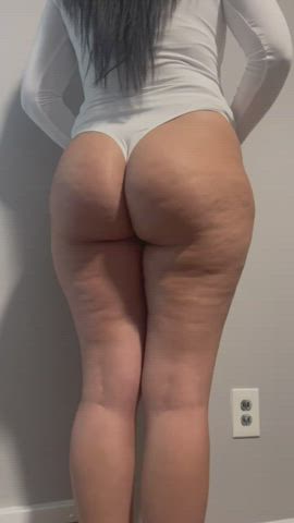 big ass natural pawg thick thong twerking gif