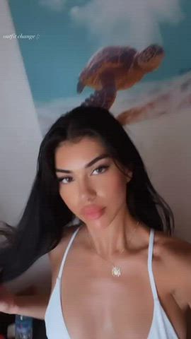 latina natural tits tits gif