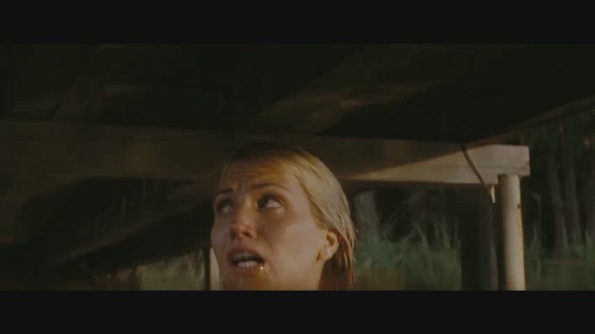 blonde horror movie nsfw tits topless gif