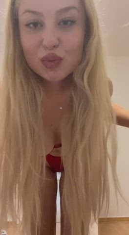 ass blonde tits gif